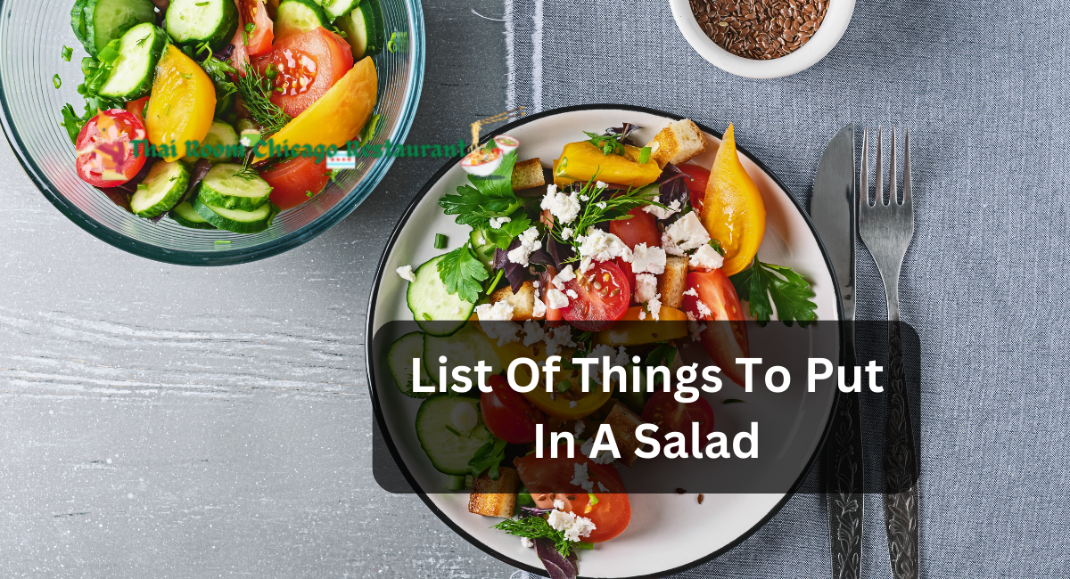 List Of Things To Put In A Salad